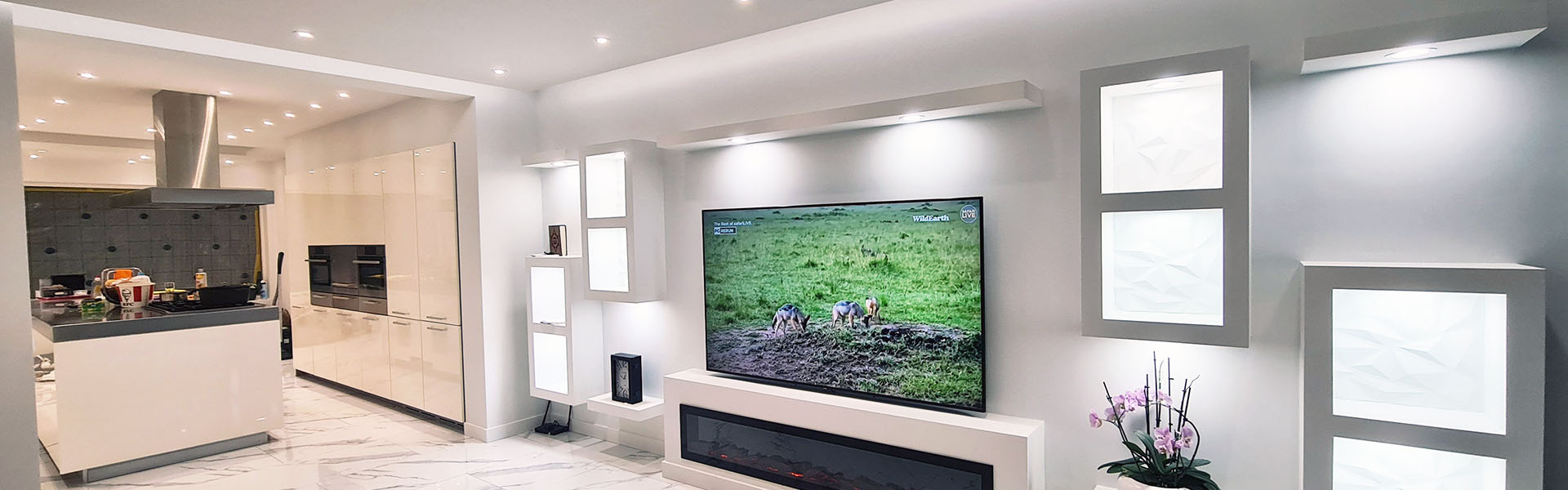 Plafond Cinewall Slimme Verlichting