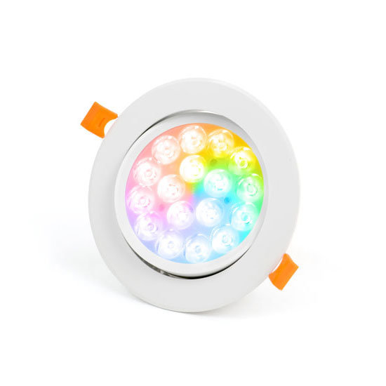 MiBoxer LED Downlight 9W RGB+CCT Kantelbaar